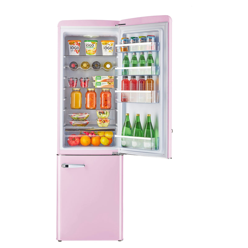 Unique 22 inch 9 cu Retro Bottom Mount Fridge UGP-275L BP AC *Frontal Damage* - Scratch and Dent