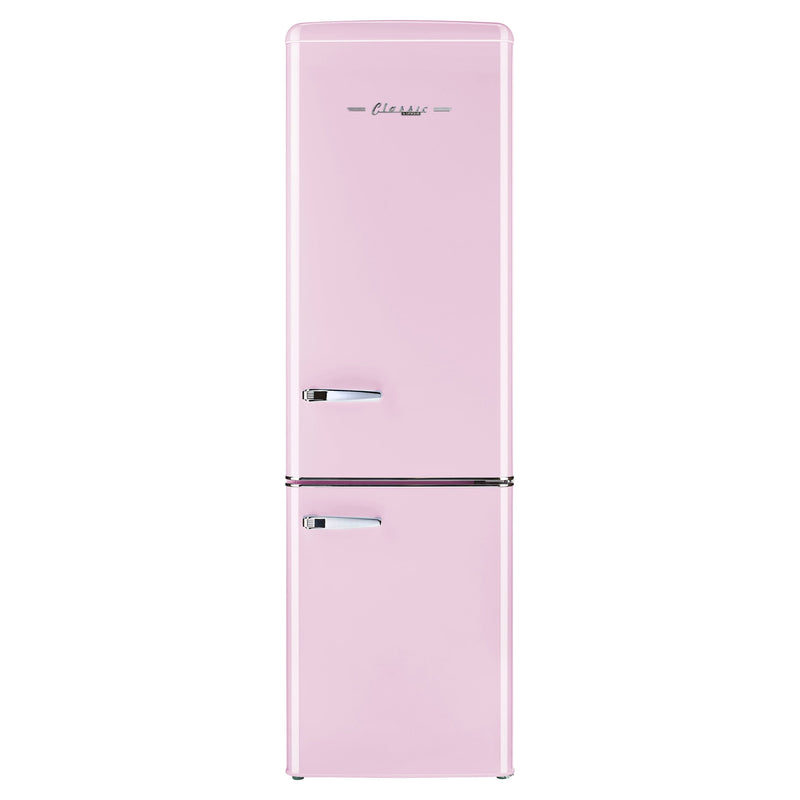 Unique 22 inch 9 cu Retro Bottom Mount Fridge UGP-275L BP AC *Frontal Damage* - Scratch and Dent