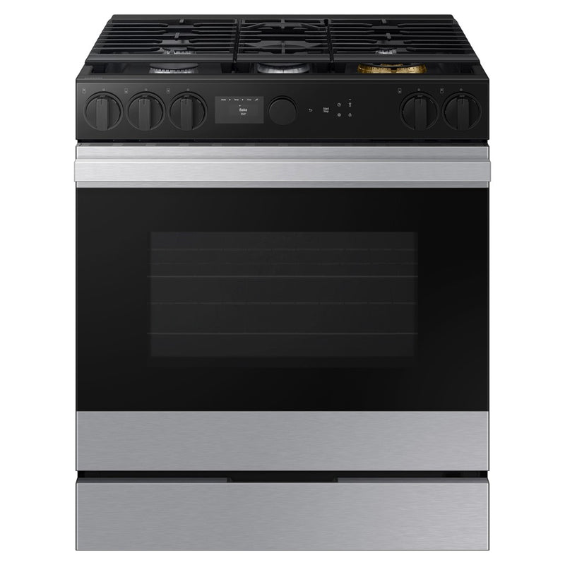 Samsung 6 cu Slide-In Gas Range NSG6DG8500SRAA - Refurbished