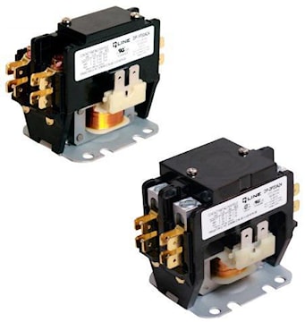 DP-2P, 30A, 24VAC Magnetic Contactor Definite Purpose, Compact