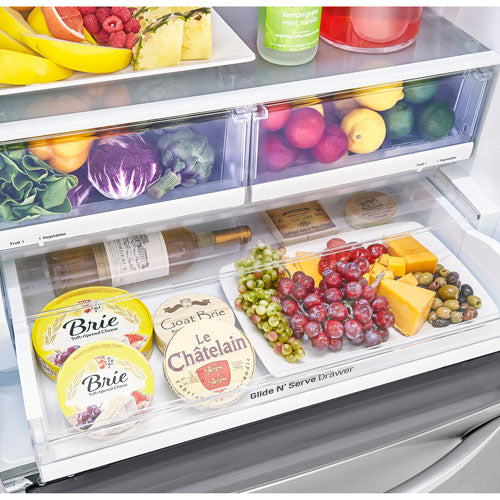 LG 33 inch 25 cu French Door Fridge LRFCS2503S - Refurbished