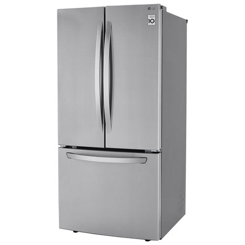 LG 33 inch 25 cu French Door Fridge LRFCS2503S - Refurbished