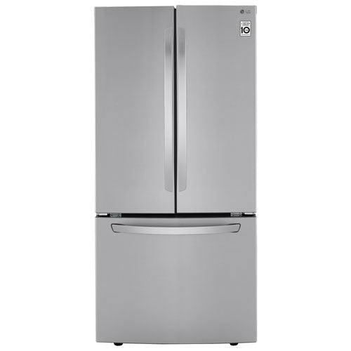 LG 33 inch 25 cu French Door Fridge LRFCS2503S - Refurbished