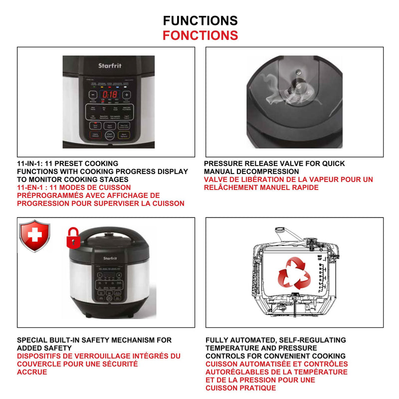 Starfrit pressure cooker manual sale