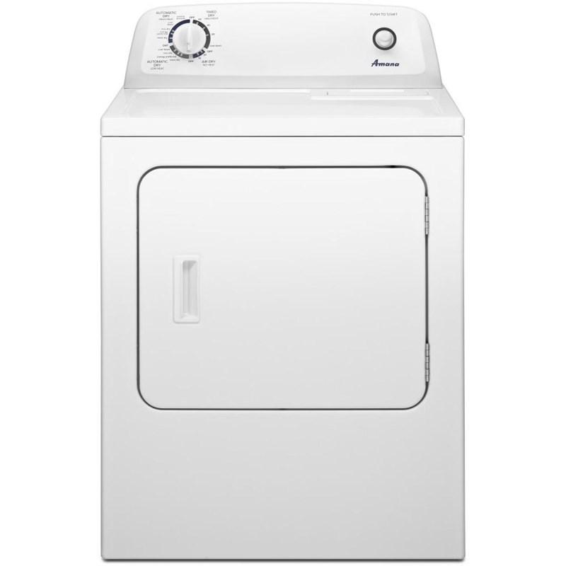 Amana 6.5 cu Electric Dryer YNED4655EW - Scratch and Dent