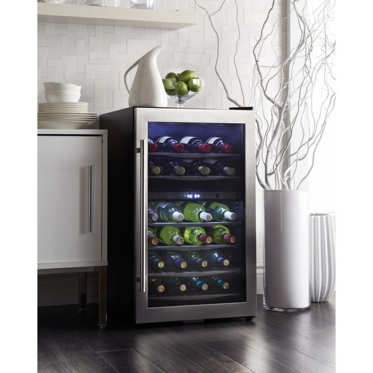 Danby Dual Zone 38 Bottle Wine Cooler DWC040A3BSSDD - Scratch and Dent