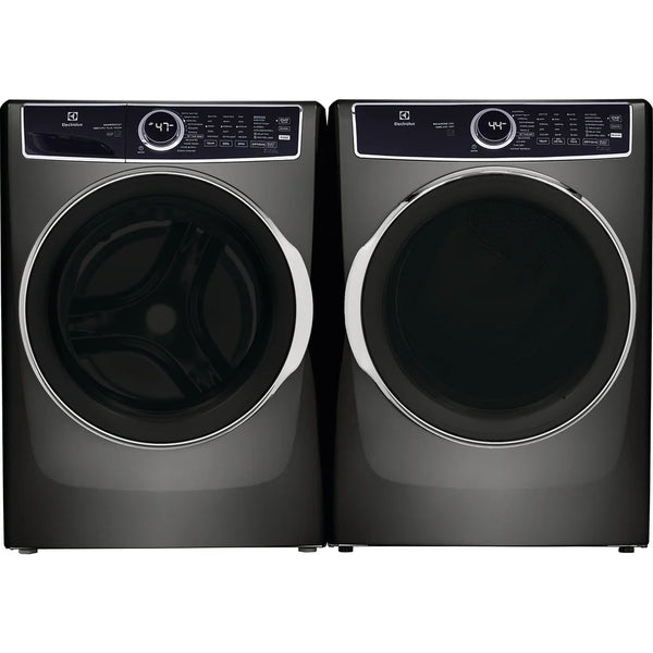 Electrolux Chrome Front Load Laundry Set ELFW7637AT, ELFE763CAT - Refurbished SET4