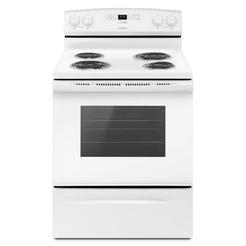 Amana 30in Freestanding Electric Range YACR4303MFW IMAGE 1