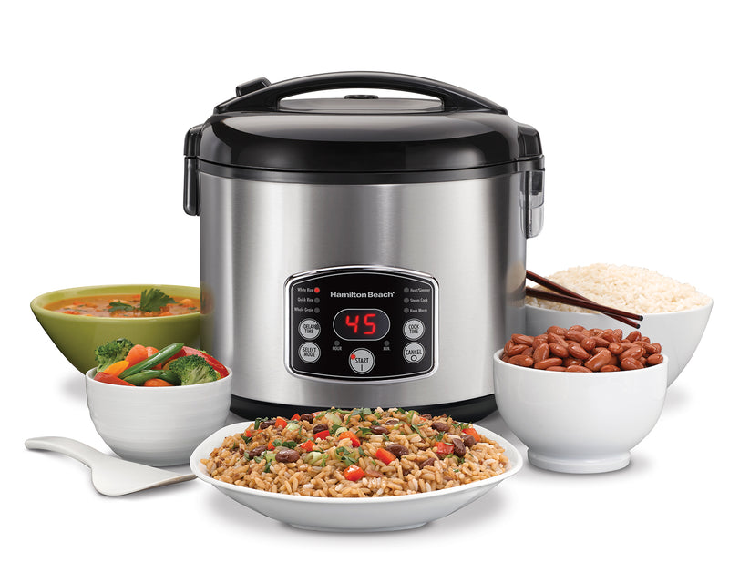 Hamilton Beach Digital Simplicity™ Deluxe 14 Cup Rice Cooker/Steamer 37549C - Refurbished