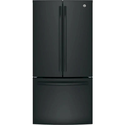 GE 33 inch 19 cu Counter-Depth French Door Fridge GWE19JGLBB - Clearance