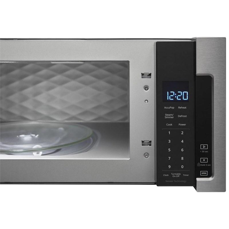 Whirlpool 1.1 cu Over-The-Range Microwave Hood Combination YWML75011HZ - Scratch and Dent