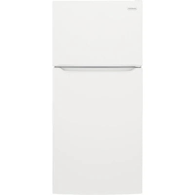 Frigidaire 30 inch 20 cu Top Mount Fridge FFTR2045VW - Floor Model *Frontal Damage*