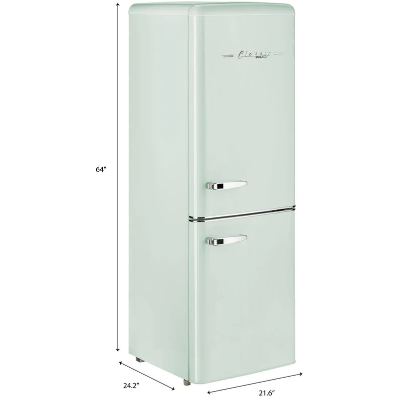 Unique 22 inch 7 cu Retro Bottom Mount Fridge UGP-215L LG AC - Scratch and Dent