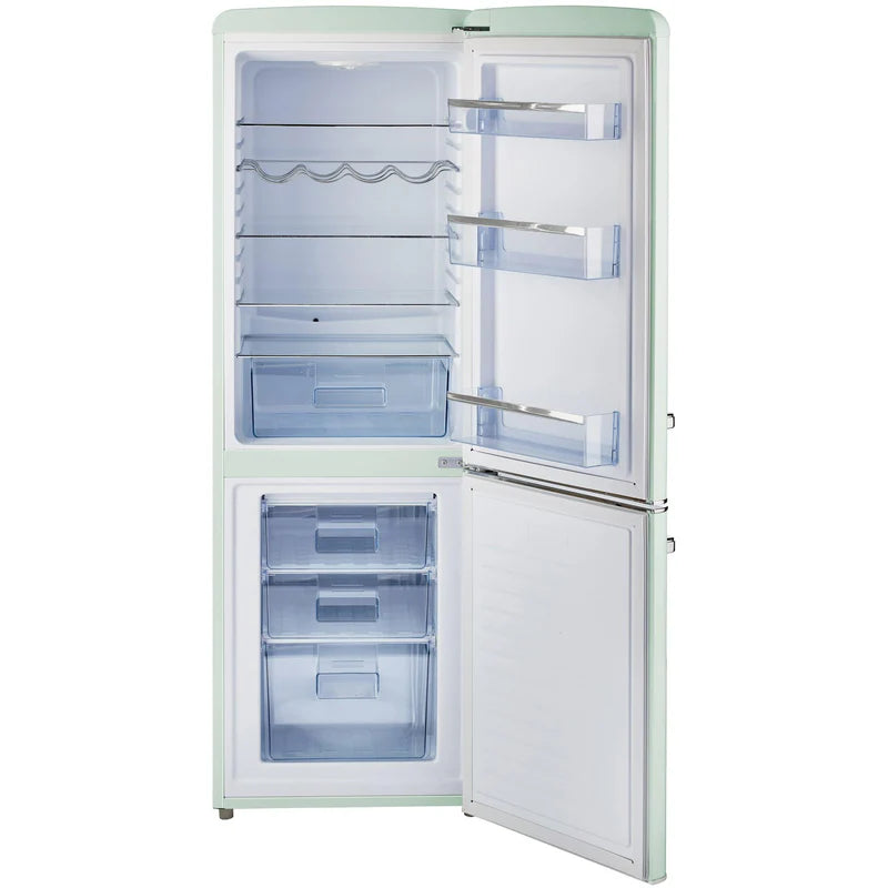 Unique 22 inch 7 cu Retro Bottom Mount Fridge UGP-215L LG AC - Scratch and Dent