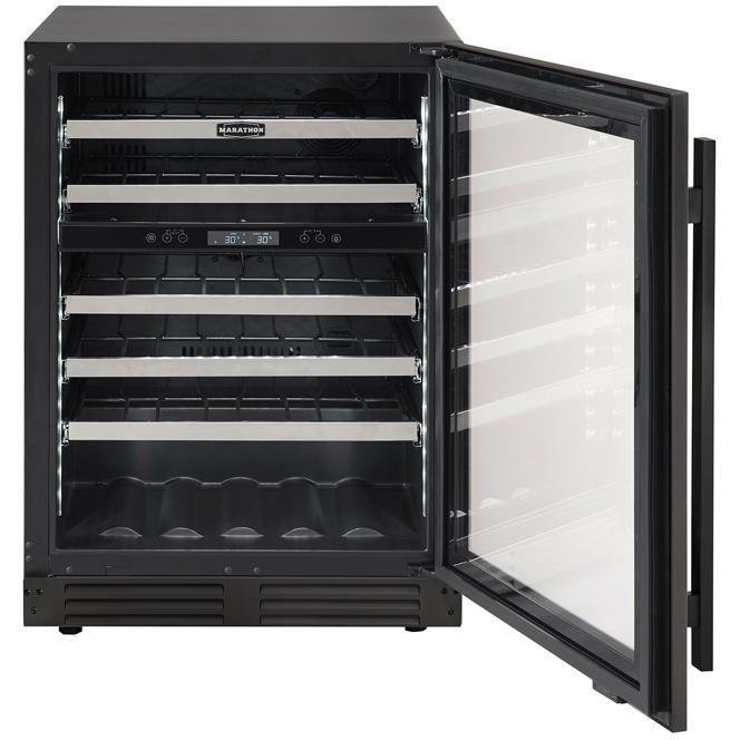 Marathon 24" Dual Zone Wine Cooler MWC56DBLS - Scratch and Dent