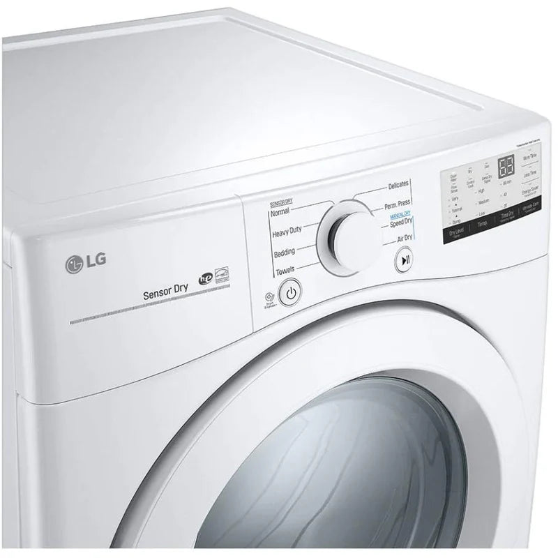 LG 7.4 cu Electric Dryer DLE3400W - Refurbished