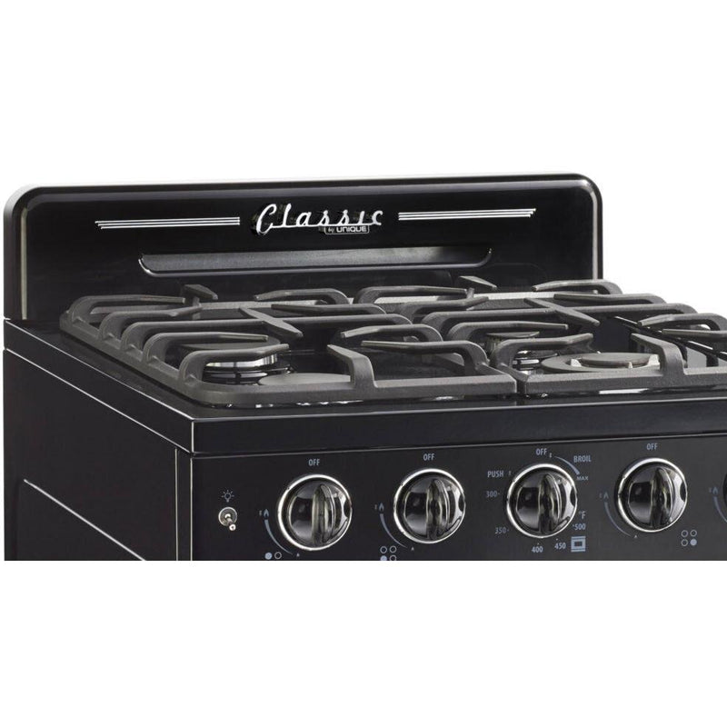 Unique Appliances 24-inch Freestanding Gas Range with Convection Technology UGP-24CR B IMAGE 5