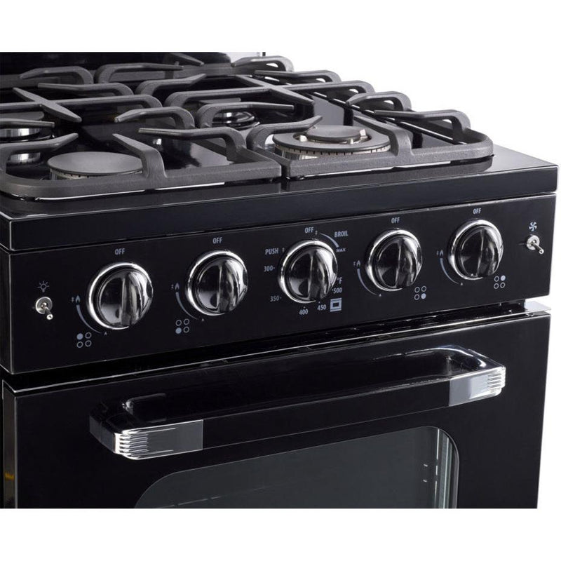 Unique Appliances 24-inch Freestanding Gas Range with Convection Technology UGP-24CR B IMAGE 7