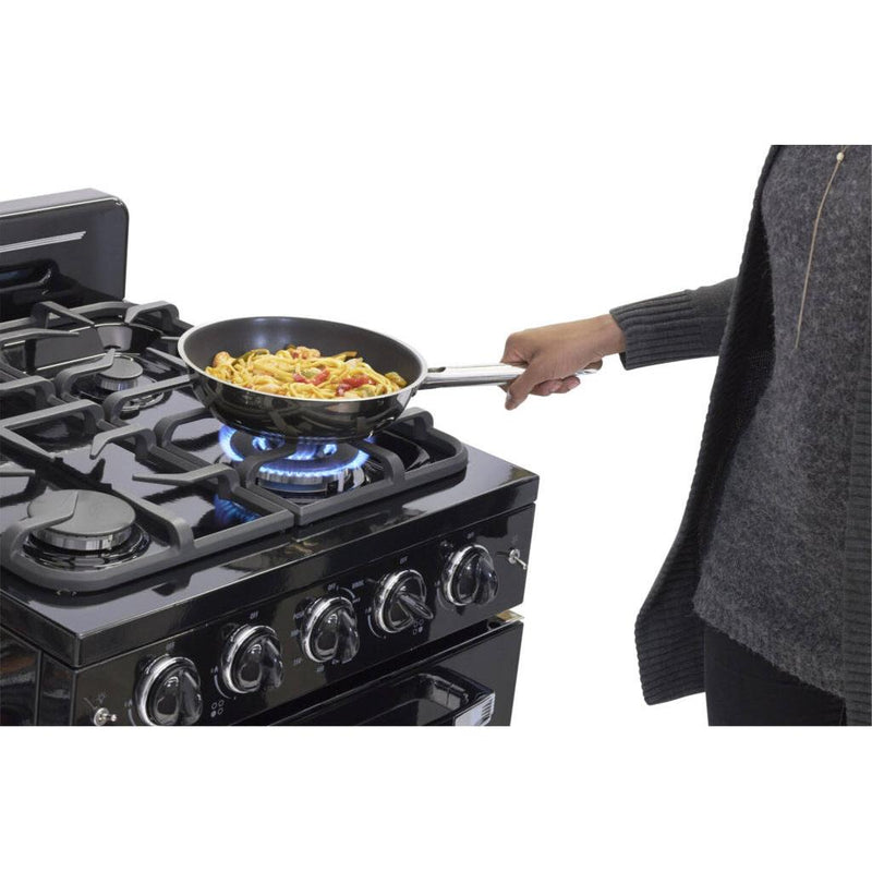 Unique Appliances 24-inch Freestanding Gas Range with Convection Technology UGP-24CR B IMAGE 8