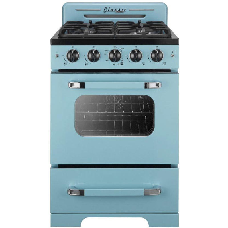 Unique Appliances 24-inch Freestanding Gas Range with Convection Technology UGP-24CR T IMAGE 1