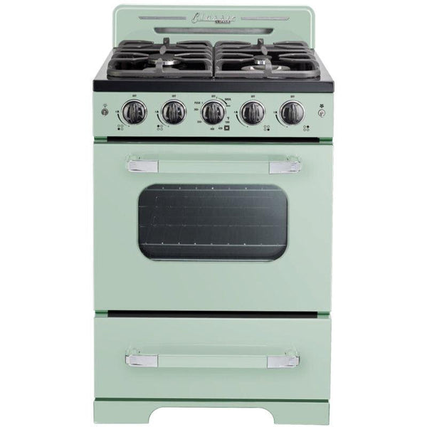 Unique Appliances 24-inch Freestanding Gas Range with Convection Technology UGP-24CR LG IMAGE 1