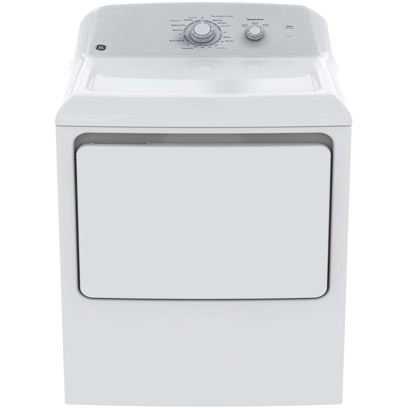 GE 6.2 cu. ft. Electric Dryer GTD32EBMPWW IMAGE 1