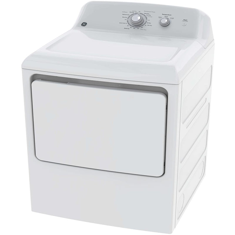 GE 6.2 cu. ft. Electric Dryer GTD32EBMPWW IMAGE 2