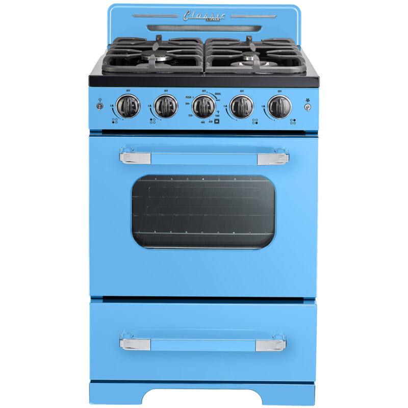 Unique Appliances 24-inch Freestanding Gas Range with Convection Technology UGP-24CR RB IMAGE 1