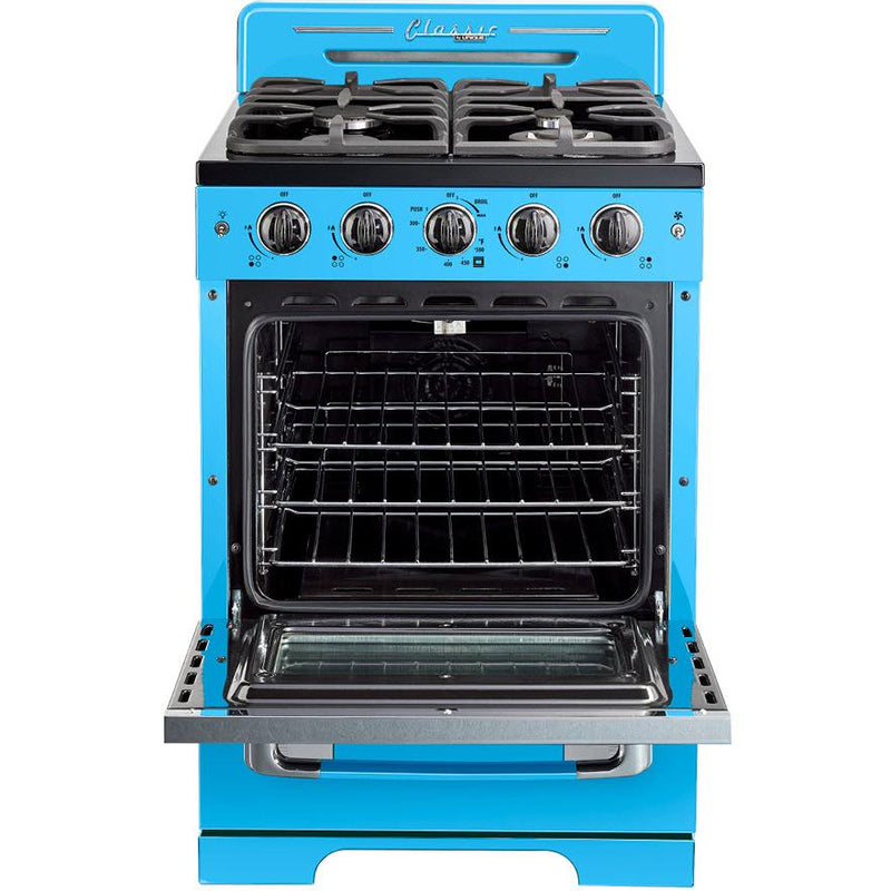 Unique Appliances 24-inch Freestanding Gas Range with Convection Technology UGP-24CR RB IMAGE 2