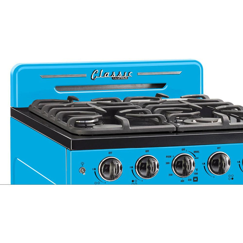 Unique Appliances 24-inch Freestanding Gas Range with Convection Technology UGP-24CR RB IMAGE 5