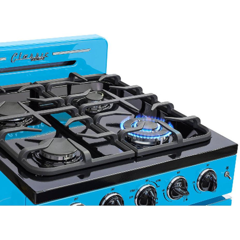 Unique Appliances 24-inch Freestanding Gas Range with Convection Technology UGP-24CR RB IMAGE 6