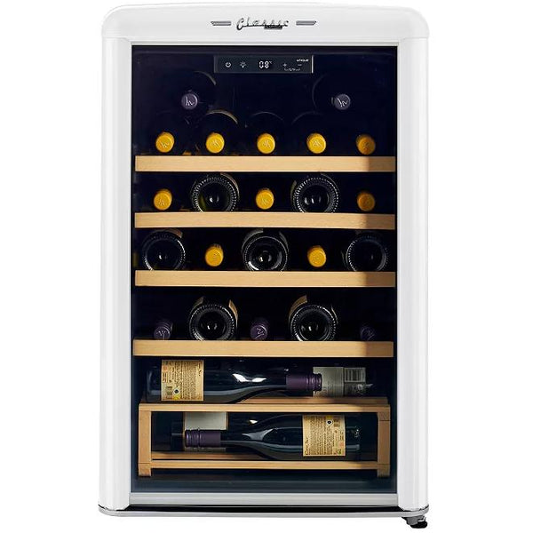 Unique Appliances 28-Bottle Classic Retro Wine Cooler with Single Zone UGP-125CR WF W IMAGE 1