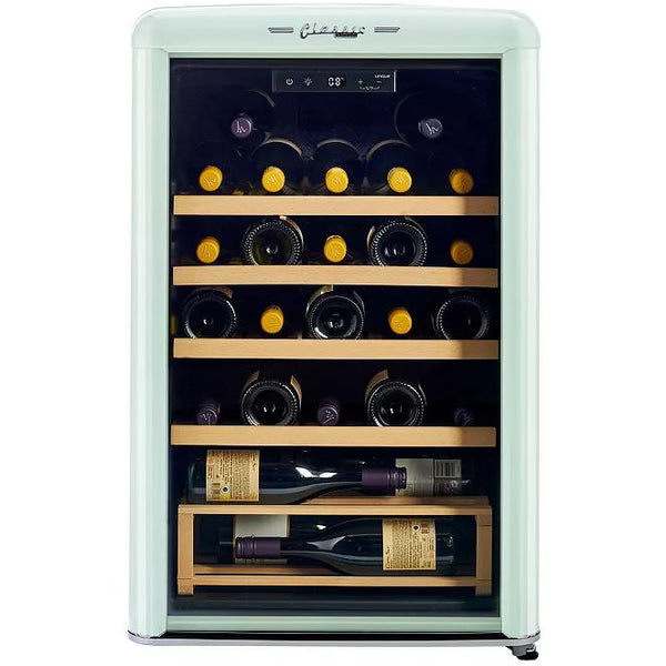 Unique Appliances 28-Bottle Classic Retro Wine Cooler with Single Zone UGP-125CR WF LG IMAGE 1