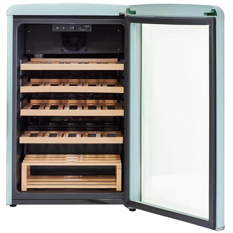 Unique Appliances 28-Bottle Classic Retro Wine Cooler with Single Zone UGP-125CR WF T IMAGE 3