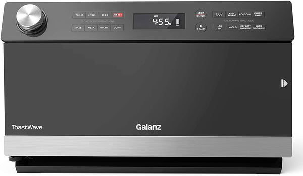 Galanz 0.9 Cu Ft 4-in-1 Multi-functional Air Fryer, Convection Oven, Microwave and Toaster Oven, Sensor Cooker, Inverter, TotalFry 360™ Technology GTWHG09S1A09 - Refurbished