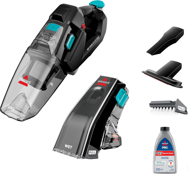 Bissell® Pet Stain Eraser™ Duo 2-in-1 Cordless Portable Deep Cleaner and Hand Vacuum 3706C - Refurbished