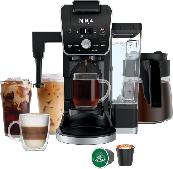 Ninja® DualBrew Specialty Coffee System CFP451CCO - Refurbished