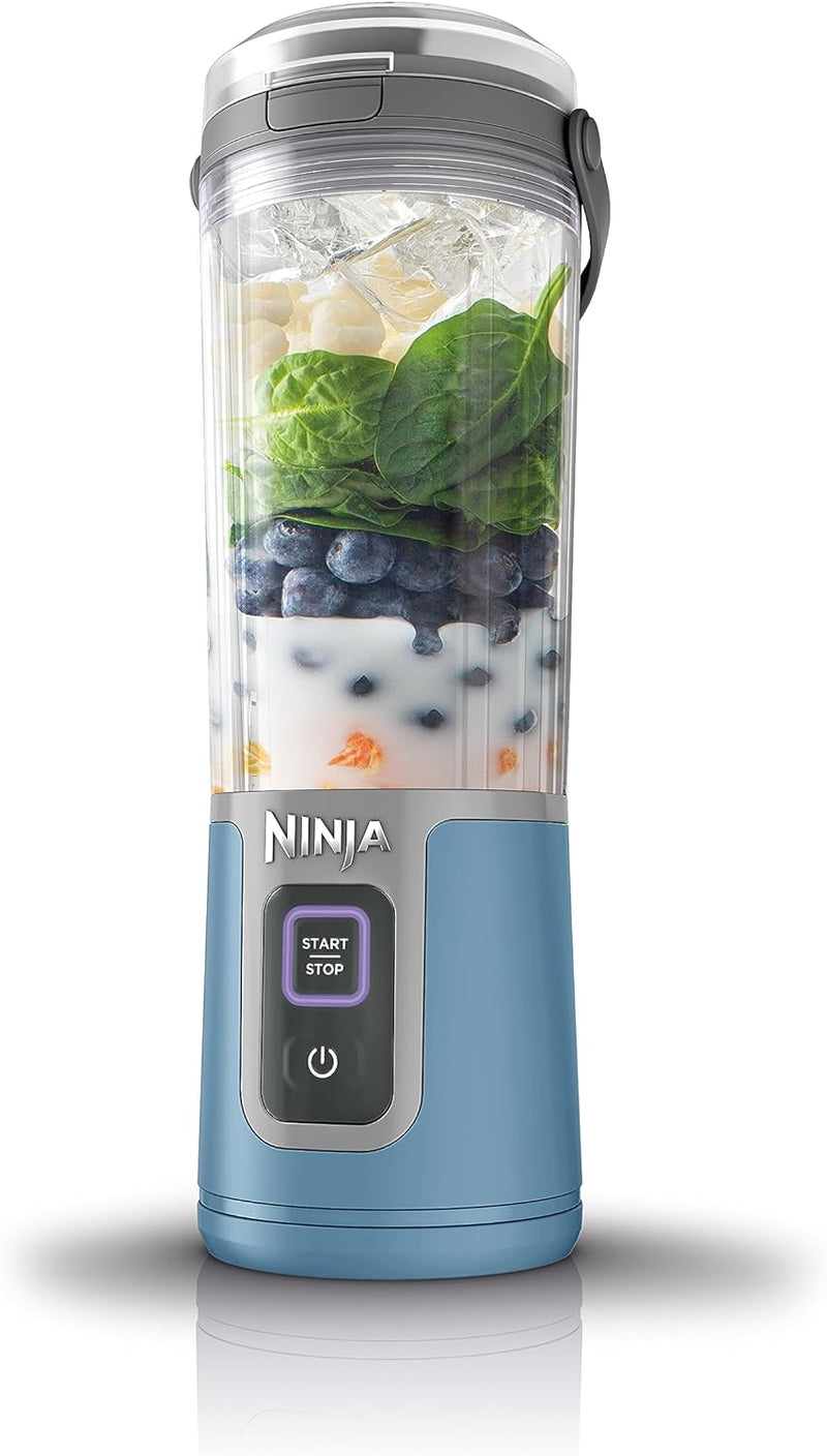 Ninja Blast™ 16oz Portable Blender, Blue BC100NVC - Refurbished