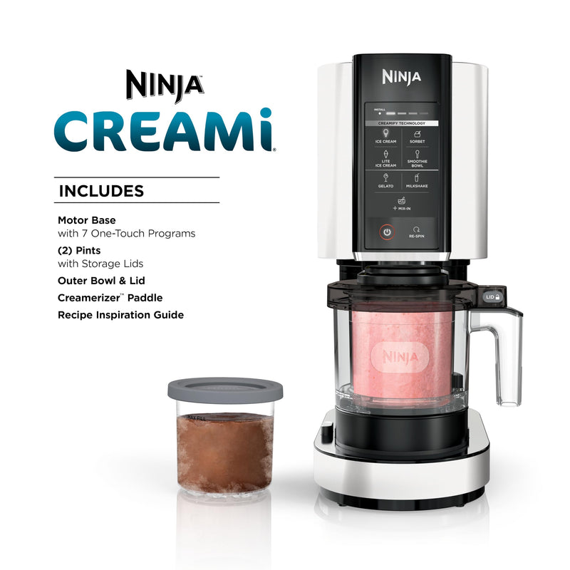 Ninja® CREAMi® 7-in-1 Ice Cream Maker NC301CWH  - Refurbished