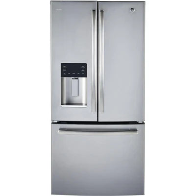 GE 33 inch 17.5 cu Counter-Depth French Door Fridge PYE18HYRKFS - Refurbished