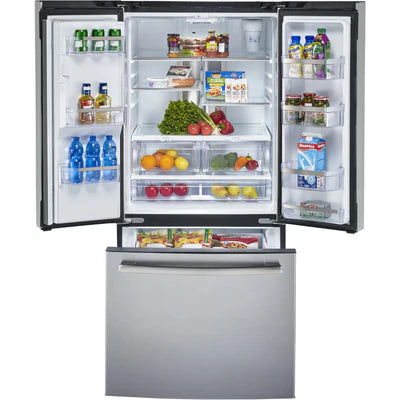 GE 33 inch 17.5 cu Counter-Depth French Door Fridge PYE18HYRKFS - Refurbished