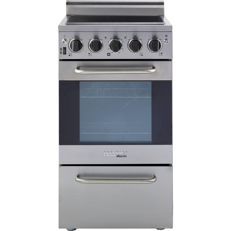 Unique Appliances 20-inch Freestanding Electric Range with Storage Drawer UGP-20V EC S/S IMAGE 1