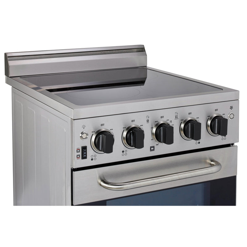 Unique Appliances 20-inch Freestanding Electric Range with Storage Drawer UGP-20V EC S/S IMAGE 6