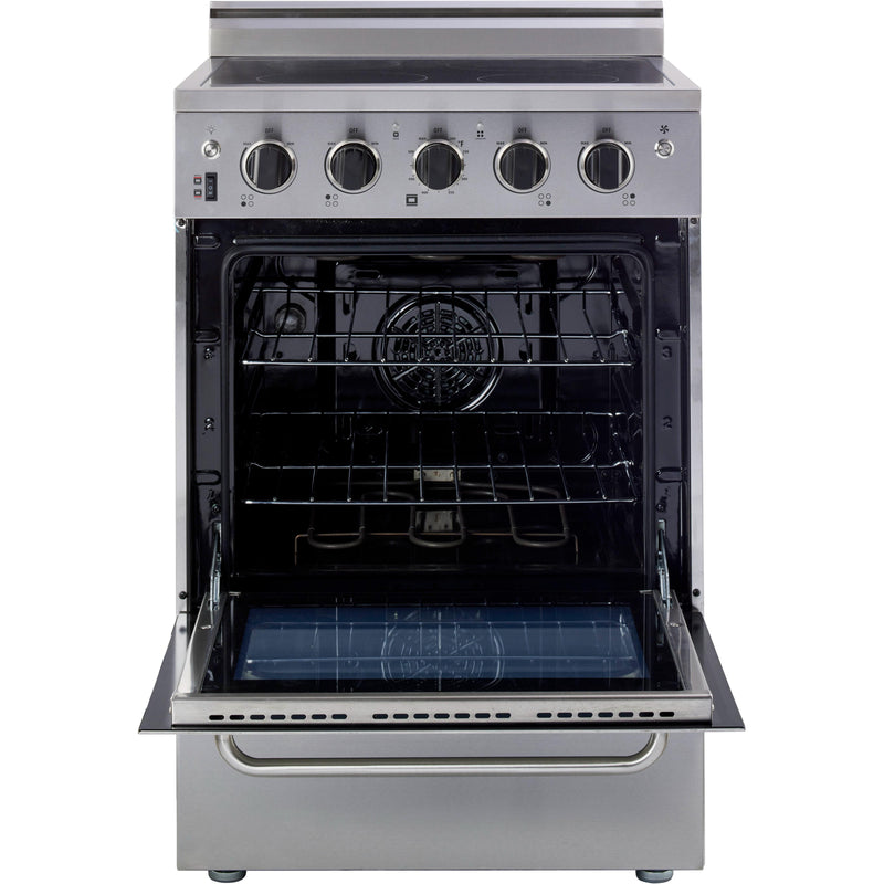 Unique Appliances 24-inch Freestanding Electric Range with Storage Drawer UGP-24V EC S/S IMAGE 3