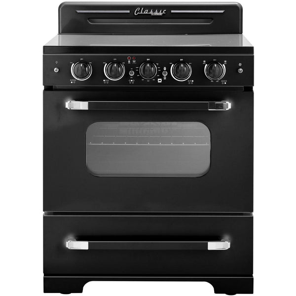 Unique Appliances 30-inch Freestanding Electric Range with Convection Technology UGP-30CR EC B IMAGE 1