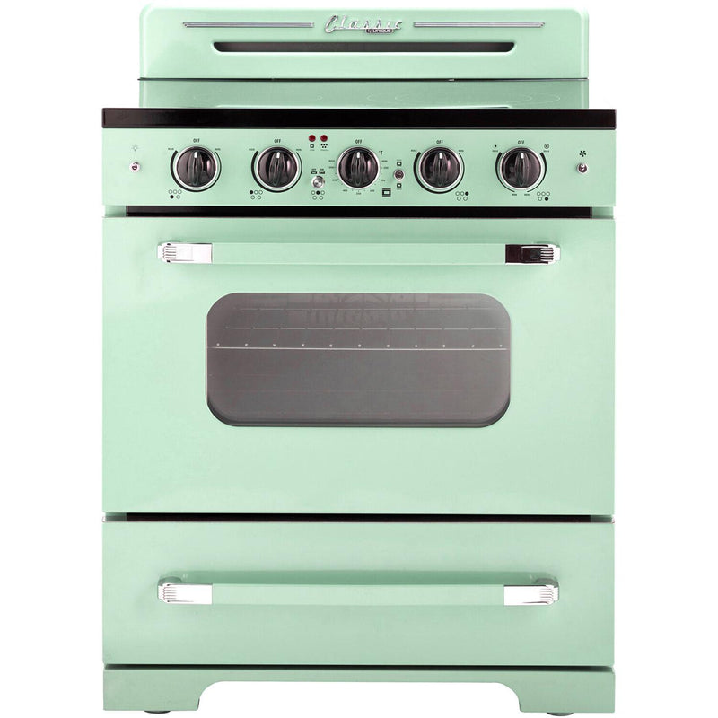 Unique Appliances 30-inch Freestanding Electric Range with Convection Technology UGP-30CR EC LG IMAGE 1