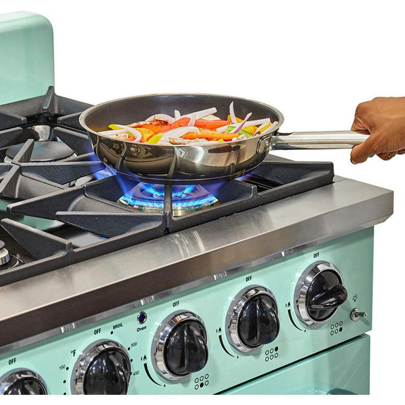 Unique Appliances 36-inch Freestanding Classic Retro Gas Range with Pro Convection UGP-36CR LG IMAGE 11