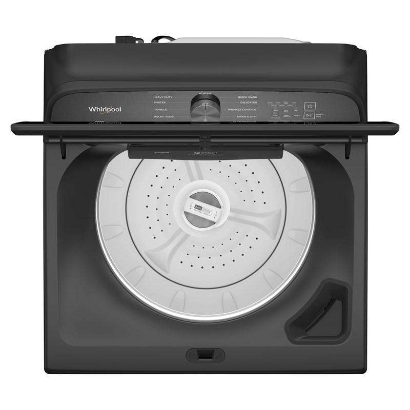 Whirlpool Black 6.1 cu Top Load Washer WTW6157PB - Scratch and Dent