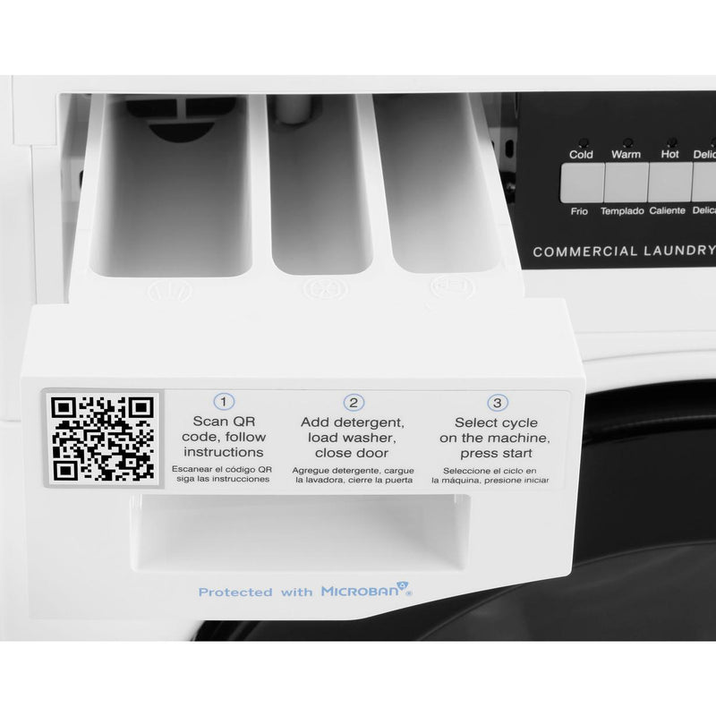 GE Front Loading Commercial Washer with SmartHQ™ Management VFW310SSRWW IMAGE 5