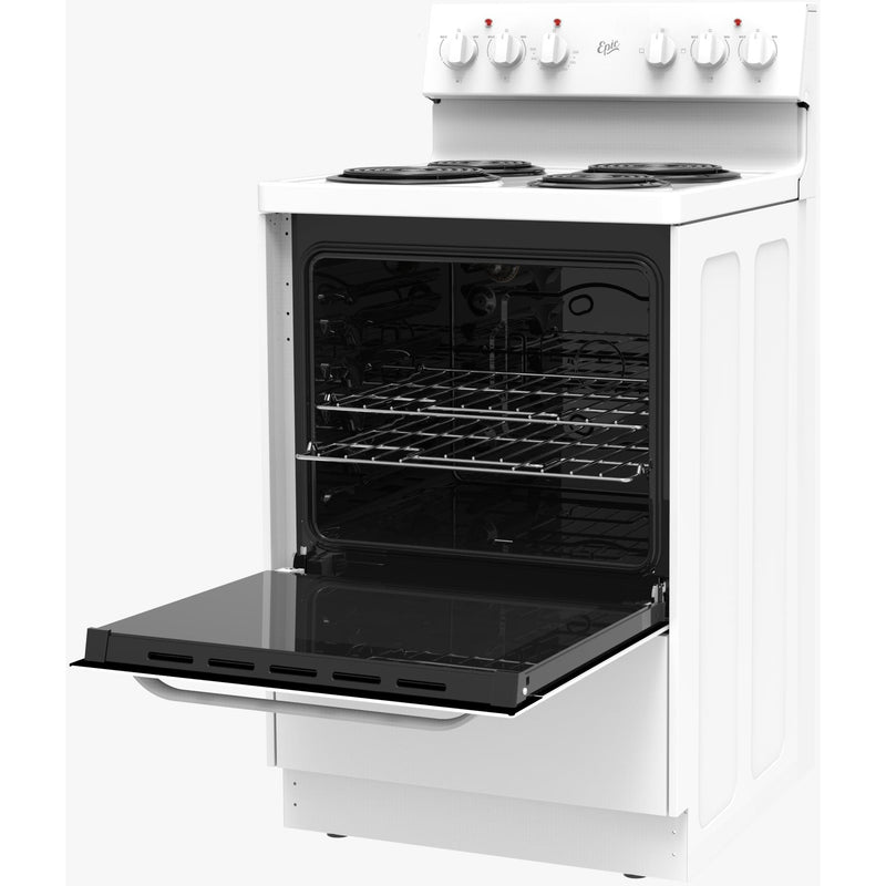 Epic 24-inch Freestanding Electric Range EER239W-2 IMAGE 3